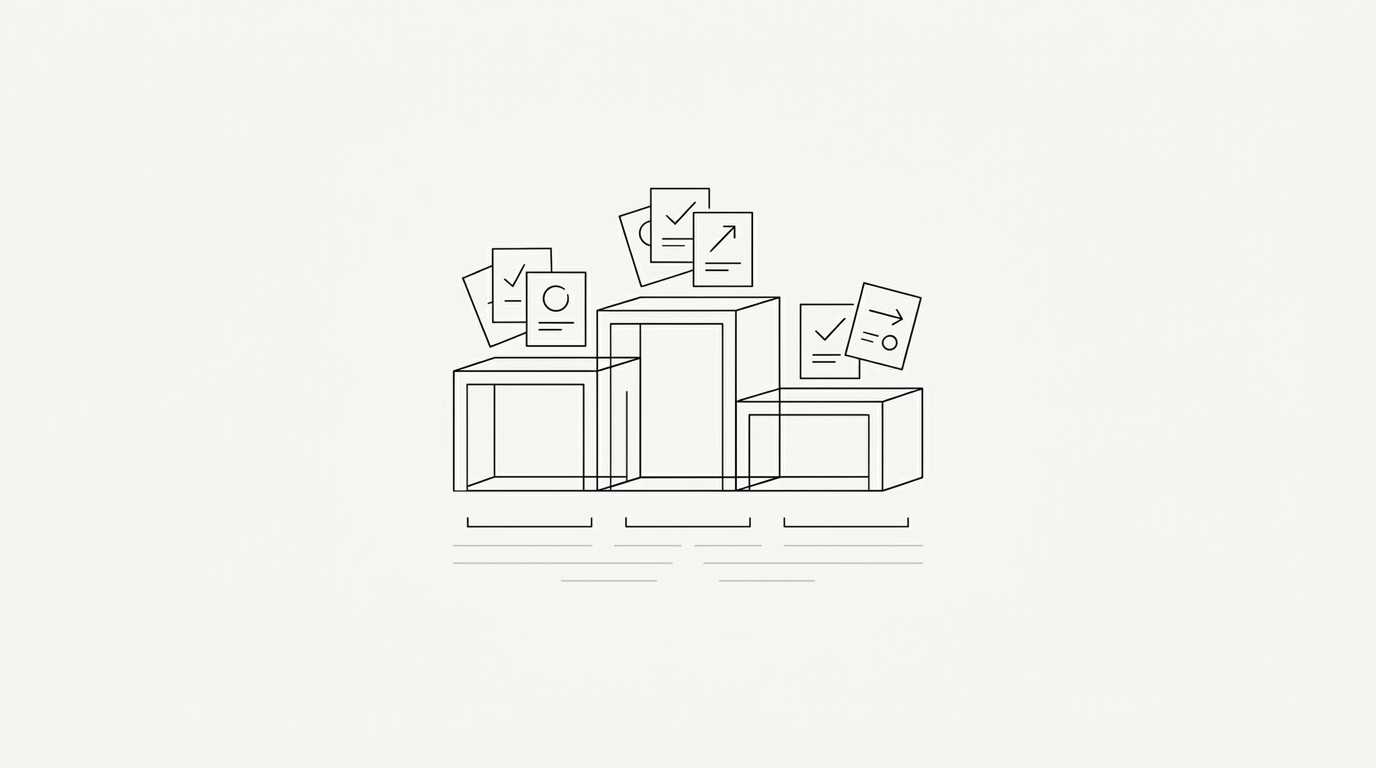 Line-art diagram: a scorecard of the best VoIP solutions in Canada.